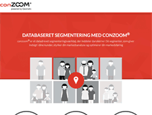 Tablet Screenshot of conzoom.dk